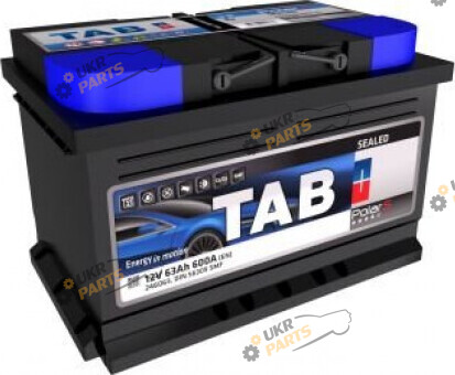 Автомобильный аккумулятор TAB Polar, En600 R+ 63 Ач (245663)