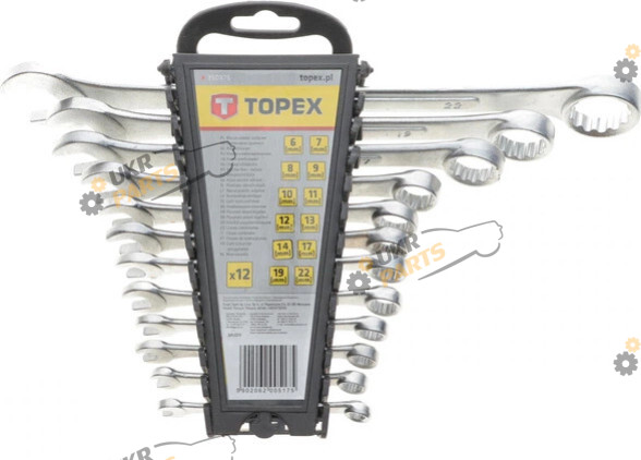 Набор комбинированных ключей Topex 6 мм 6-22мм (35D375)