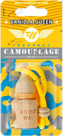 Ароматизатор Freeway Camouflage Wood | Vanilla Queen (CW07)