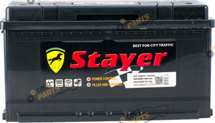 Автомобильный аккумулятор Stayer А1 Euro Black 100 Ач ( ISD-100-0)