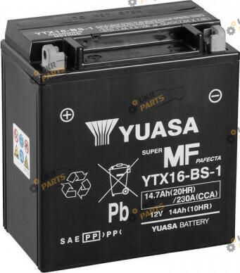 Мотоциклетный аккумулятор Yuasa МОТО MF VRLA Battery (YTX16-BS)