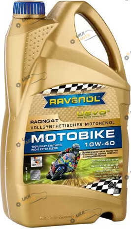 Моторное масло Ravenol Motobike Racing 10W-40 4 л (1171106-004)