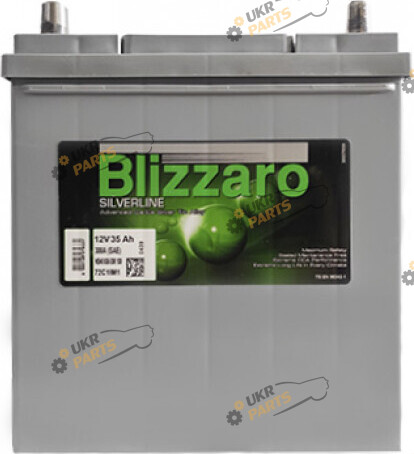 Автомобильный аккумулятор Blizzaro Silverline Asia 300 A, L+ 35 Ач (NS40 035 030 130)
