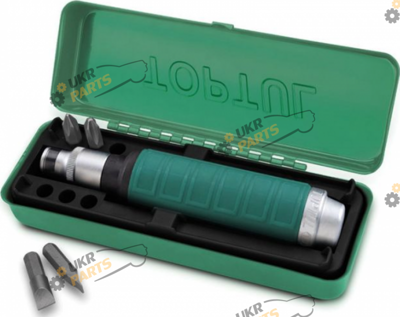 Отвертка ударно-поворотная Toptul PH2,3; SL8,10 1 шт (GAAD0602)