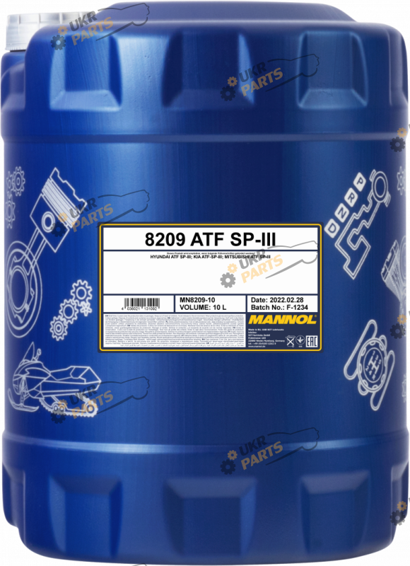 Масло трансмиссионное Mannol O.E.M. for Toyota Lexus 10 л (MN8209-10)