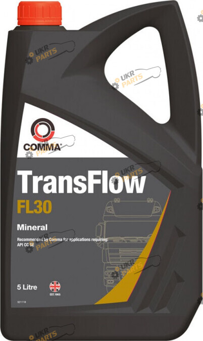 Моторное масло Comma TransFlow FL 30 5 л (TFFL305L)