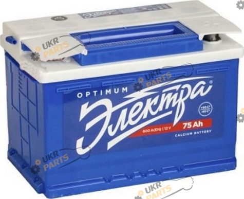Автомобильный аккумулятор Electra ЭЛЕКТРА 600 А 75 Ач (0752210129)