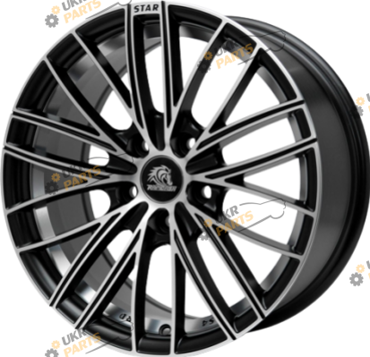 Литой диск RD Wheels RD-S4 Matt Black Polished Undercut R16