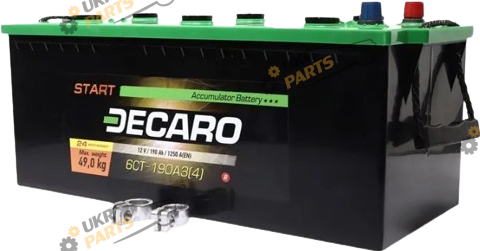 Автомобильный аккумулятор Decaro Start 190 Ач (6СТ-190 А3 (4) S)