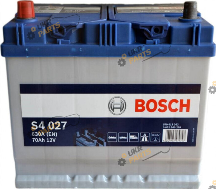 Автомобильный аккумулятор Bosch (+/-) ASIA S4027 70 Ач (0092S40270)