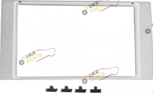 Переходная рамка Ford Focus, C-MAX, Fiesta, Fusion, Transit Silver 2 din (14075)