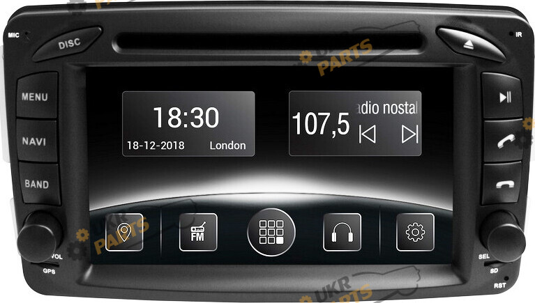 Штатная автомагнитола Gazer CM6007-W163 Mercedes-benz (25025)