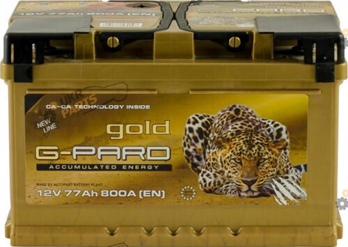 Автомобильный аккумулятор G-Pard Gold Euro 77 Ач (TRC077-G00)