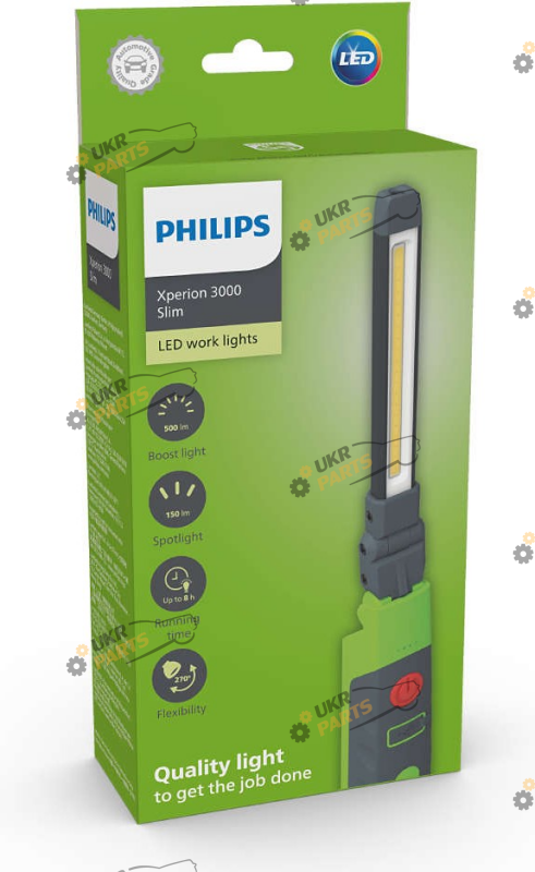 Инспекционный фонарь Philips Xperion 3000 LED WSL Slim с крючком ...