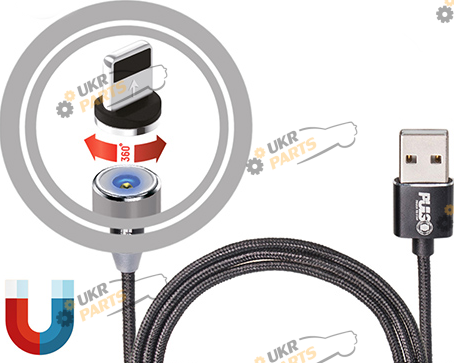 Кабель Pulso microUSB 2.4 А (MC-2302M BK)