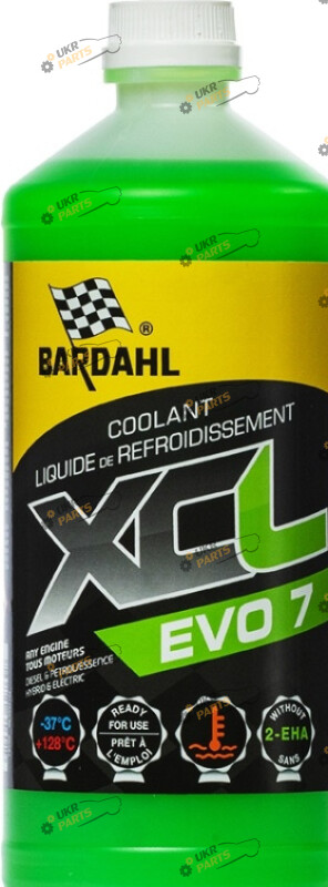 Антифриз Bardahl XCL EVO 7 зелёный 1 л (35601)