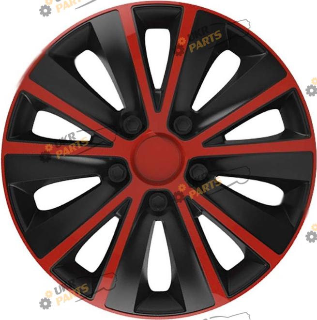 Комплект колпаков Elegant RAPID red&black R14 (14 Rapid)
