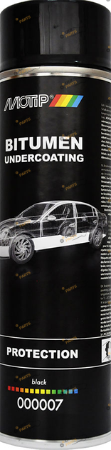 Мастика для днища Motip Bitumen Undercoating 0.5 л (000007)