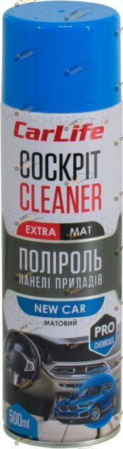 Полироль для торпеды Carlife Cockpit Cleaner EXTRA MAT New Car 0.5 л (CF524)