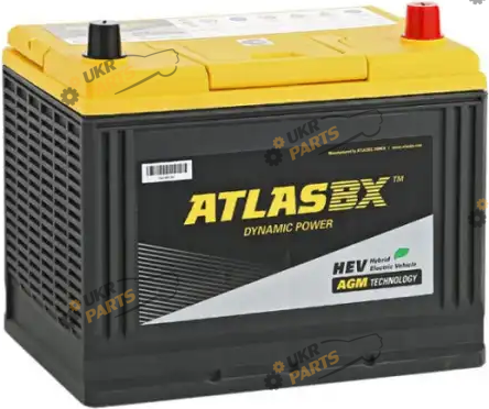 Автомобильный аккумулятор Atlas 75 Ач (SA S65D26L)