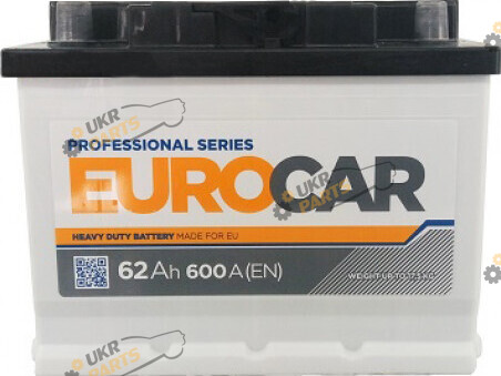 Автомобильный аккумулятор Eurocar R+ 62 Ач (000019750)