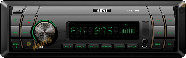 Автомагнитола Akai CA-6112M3 (28385)