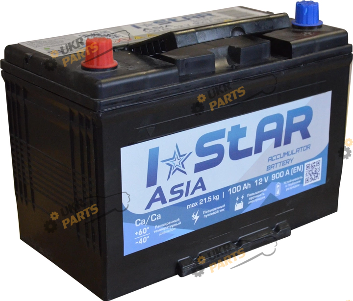 Автомобильный аккумулятор Kainar I STAR ASIA (+/-) EN900 100 Ач (СТ-00142426)