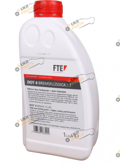 Тормозная жидкость Fte DOT 4 1 л (DOT4-1LTR)