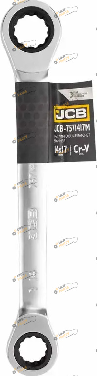 Ключ накидной JCB с трещеткой 14 мм x 17 мм (СТ-00163199)