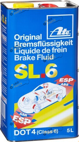 Тормозная жидкость Ate DOT 4 Brake Fluid SL.6 5 л (03.9901-6403.2)