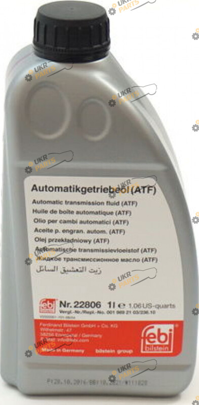 Масло трансмиссионное Mercedes ATF III 1 л (A  001 989 21 03)