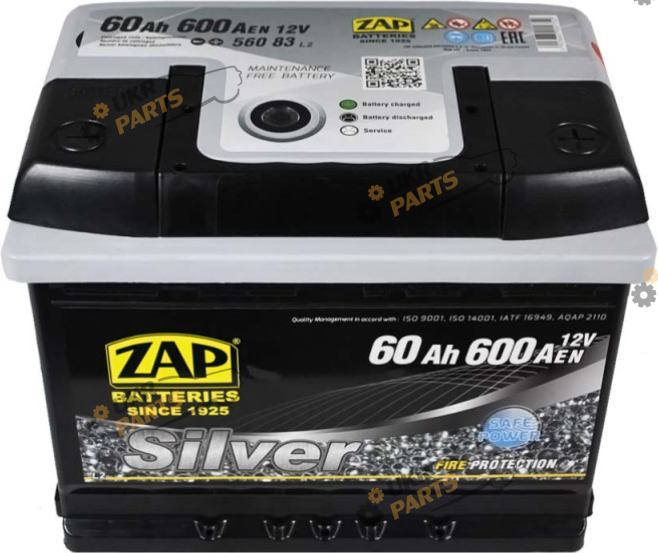 Автомобильный аккумулятор ZAP Silver 60 Ач (560 83)