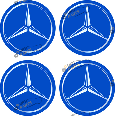 Эмблема на колпак SJS Ø 55мм (4 шт.) Mercedes (50236)