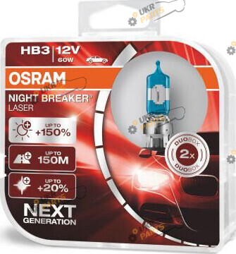 Галогеновая лампа Osram NIGHT BREAKER LASER HB3 1 шт (4052899992078)