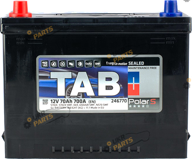Автомобильный аккумулятор TAB Polar S (1) Japan 70 Ач (246 770)