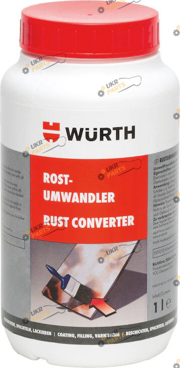 Растворитель ржавчины для кузова Wurth RUSTUMWANDL-DOSE 1 л (0893110)