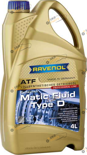 Масло трансмиссионное Ravenol ATF Matic Fluid D 4 л (RAVATFMATICTYPED4L)