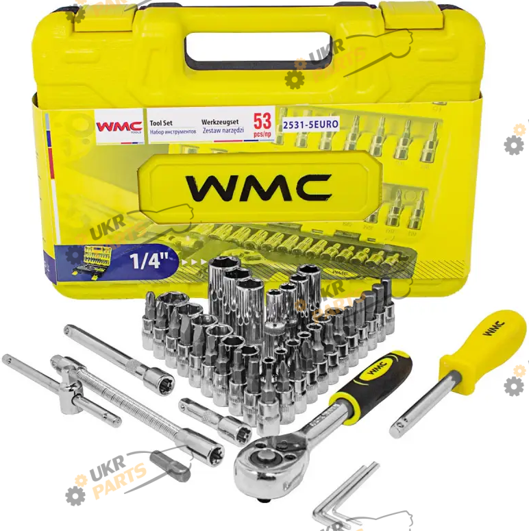 Набор инструментов WMC Tools 53 предмета (WT-2531-5 EURO)