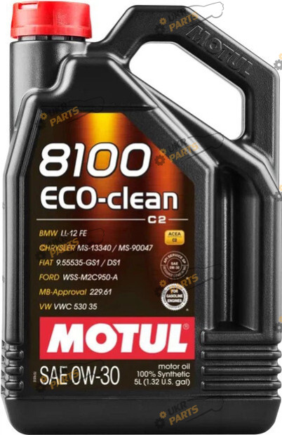 Моторное масло Motul 8100 Eco-clean 0W-30 5 л (868051)