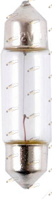 Лампочка номерного знака SOLAR C5W 12V 5W SV8.5 T11X41 (1260)