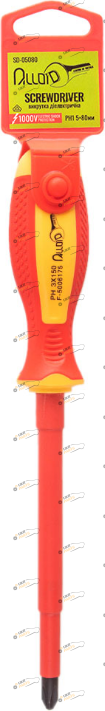 Отвертка Alloid диэлектрическая VDE PH3 8х150мм 1 шт (SD-08150 (120/12))