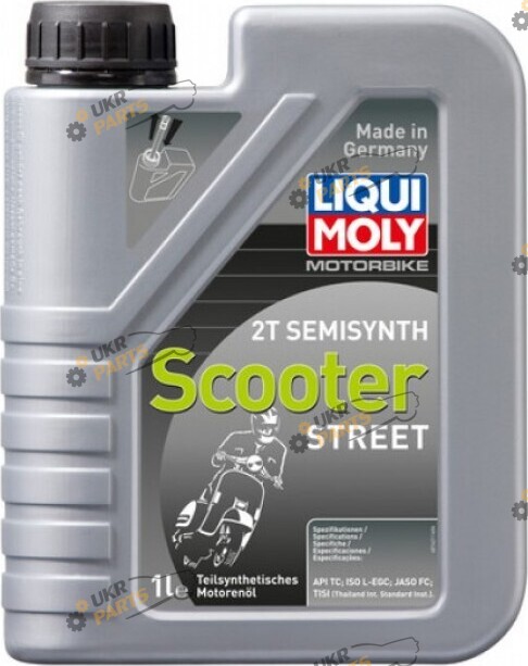 Моторное масло Liqui Moly Racing Scooter Semisynth 2T 1 л