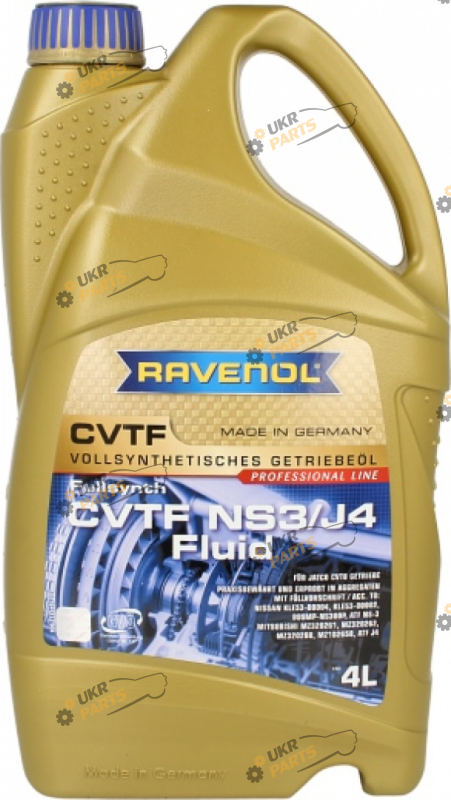 Масло трансмиссионное Ravenol ATF CVTF NS3/J4 4 л (RAVATFCVTFNS3J44L)