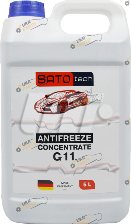 Концентрат антифриза Sato Tech -80С G11 синий 5 л (G1105B)
