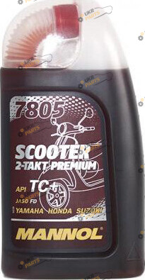 Моторное масло Mannol 2-Takt Scooter Premium 1 л (HL10230)