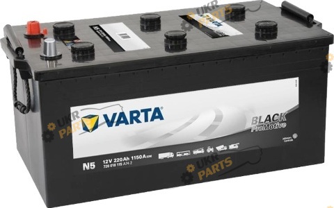 Автомобильный аккумулятор Varta ГРУЗОВОЙ PROMOTIVE BLACK (N5) 1150 А 220 Ач (720018115)