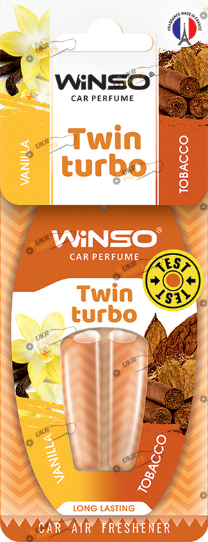 Ароматизатор Winso Twin Turbo | vanilla & tobacco (538800)
