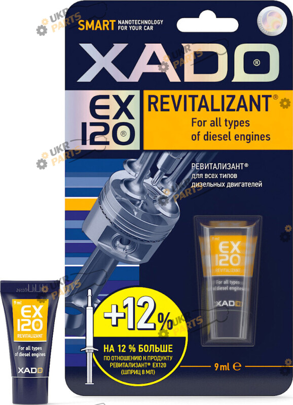 Восстановительная присадка для моторного масла Xado Revitalizant (Дизельный двигатель) 0.009 л (ХА 10334	)