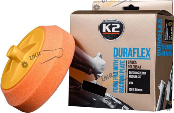 Губка для полировки кузова K2 DURAFLEX 150*50мм (L642)