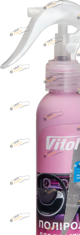Полироль для пластика Vitol матова Бабл Гам 0.15 л (VTP-1513)